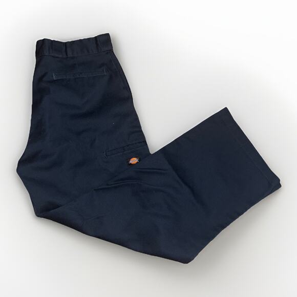 Dickies Loose Fit Double Knee Work Pants Navy Blue 34x31 - Picture 1 of 5